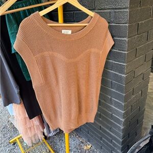 Cozy Women's Brown Crew Neck Sweater